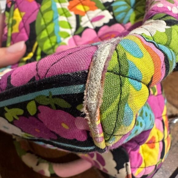 RETIRED 2012 VINTAGE Vera Bradley VaVa Voom Handbag Shoulder Bag Floral Quilted - Picture 16 of 16